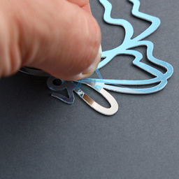 Набор для украшения Бабочки, набор 5 шт, цвет серебро - Страна карнавалия фото 6