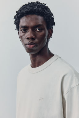 Camiseta boxy de algod?n - H&m фото 6