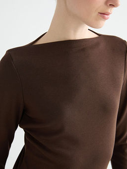 Kay?k Yaka Fitilli Bluz