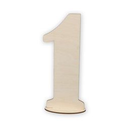 Заготовка для декорирования Mr. Carving ВД-386 Цифры на подставке фанера 7.5 х 20.6 х 30 см Цифра 1