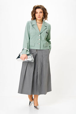 Костюм Aira Style 24139 серо-зеленый