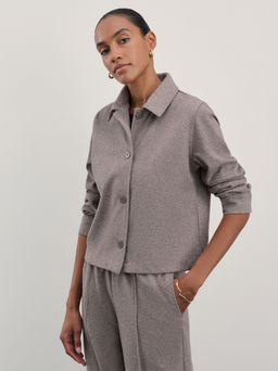 Укороченная рубашка / Zarina  фото 7