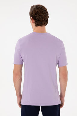 Erkek Regular Fit Bisiklet Yaka Lila Basic Ti__rt Sepette S_rpriz _ndirim - U.s. polo assn фото 5