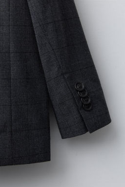CHECK SUIT BLAZER - Zara фото 4