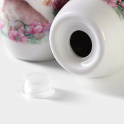 Набор для специй Доляна Зайка, солонка, перечница, 130 мл, доломит, белый  фото 5