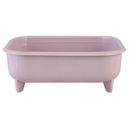 Мыльница настольная пластмассовая 14х10х5см (Россия)