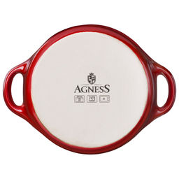ГОРШОЧЕК ДЛЯ ЗАПЕКАНИЯ REACTIVE RED 18,5*14,5*6,5/10СМ 600 МЛ - Agness фото 2