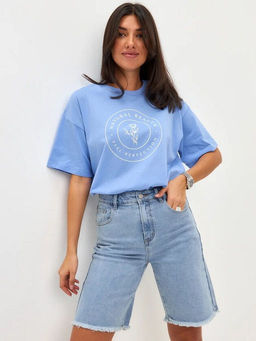 Футболка F312-03-771 l.blue - Fine joyce фото 3