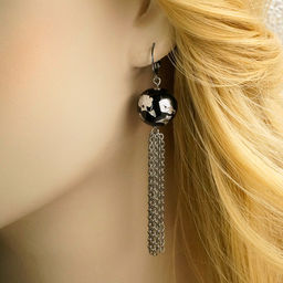 Серьги из муранского стекла ARGENTA LS1459