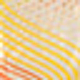 Бусина стеклянная "Zlatka" DBT-02 24 мм 6 шт в пластиковой упаковке СК/Распродажа №03 оранж./белый/желтый