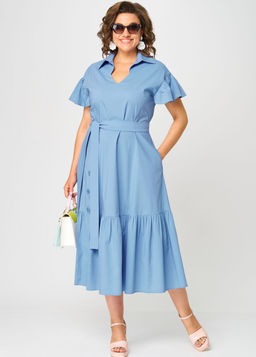 Платье EVA GRANT 7325П голубой