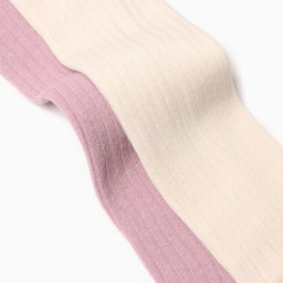 Колготки детские Крошка Я BASIC LINE, набор 2 пары, рост 86-92 см, молочный / розовый