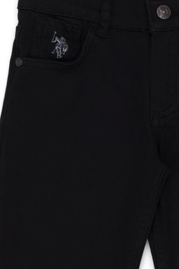 Черные брюки из плотной ткани для мальчика Неожиданная скидка в корзине - U.s. polo assn фото 4