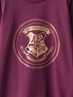 Bisiklet Yaka Harry Potter Bask?l? Uzun Kollu Pamuklu K?z ?ocuk Ti??rt - Waikiki фото 3