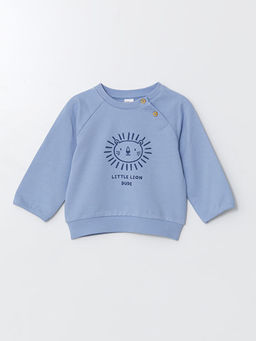 Bisiklet Yaka Bask?l? Erkek Bebek H?rka ve Pantolon 2li - Waikiki фото 2