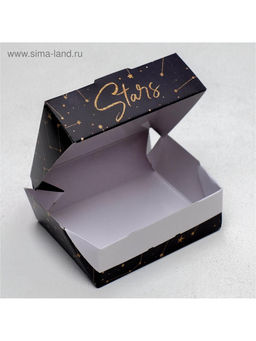 Цена за 5 шт. Коробка складная Космос, 10 8 3.5 см - Дарите счастье фото 2