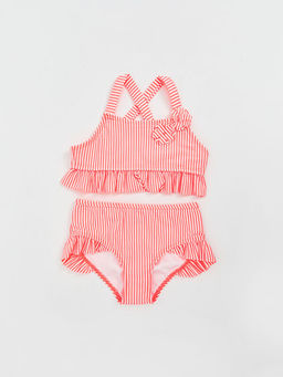 ?izgili K?z ?ocuk Bikini Tak?m