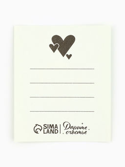 Открытки-мини в коробке с местом для подписи Любовь, 35 штук, 8?10 см