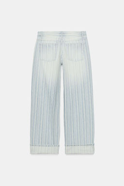 JEANS TRF LOOSE FOLDED TIRO BAJO RAYAS / ?nico - Zara фото 5