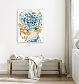 ФРЕЯ PNB/PLPT-282 Набор для раскрашивания по номерам ( с поталью ) 50 х 40 см Нежный образ