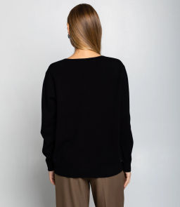 Джемпер #КТ8208, чёрный - Dommod фото 3