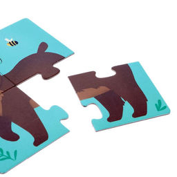 Пазлы 4 в 1 Кто живёт в лесу? - Puzzle time фото 6