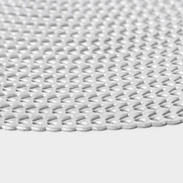 Салфетки сервировочные на стол Доляна «Тринити», d=38 см, 4 шт., серебряные