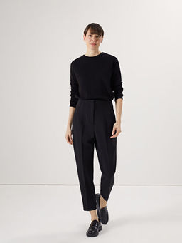 Standart Kal?p Pileli Kad?n Pantolon