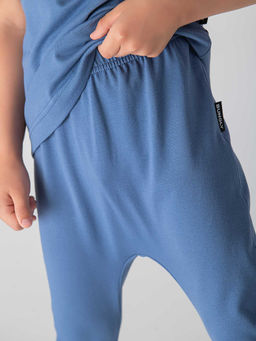 Брюки со спущенным шагом Деним - Bungly фото 5