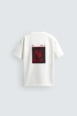 Футболка Estampación Flor белая