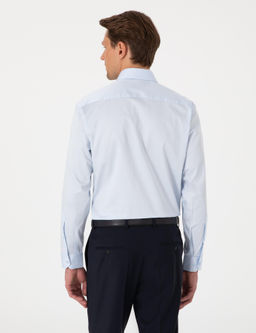 A__k Mavi Regular Fit Uzun Kollu Basic G_mlek