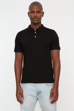 TRENDYOL MAN Beyaz Slim/Dar Kesim Yakas? Cizgili Basic %100 Pamuklu Polo Yaka T-shirt TMNSS20PO0009 - Trendyolmilla фото 8