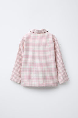 AGES 6-14 / FLANNEL GINGHAM PYJAMAS - Zara фото 3