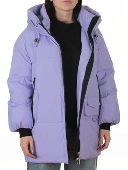 8362 LILAC Куртка зимняя женская оверсайз (200 гр. холлофайбер)