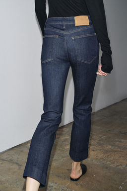 ZW COLLECTION MID-WAIST BOOTCUT JEANS - Zara фото 3