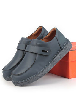 01-7581-3 BLUE Ботинки демисезонные женские (натуральная кожа) - Фабричный китай фото 11