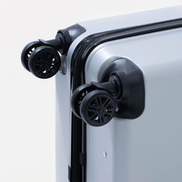 Чемодан большой 26 на молнии, кодовый замок, цвет серый - Simaland фото 6