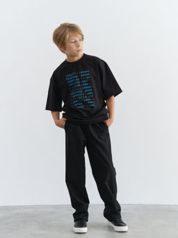 Брюки Уголь 7+