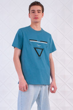 Арт. 61114 Футболка мужская 48-58 (6 шт) Цвет:джинс - Идеал фото 2