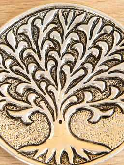 Подставка под благовония Священное дерево алюминий 10,5 см - Simaland фото 4