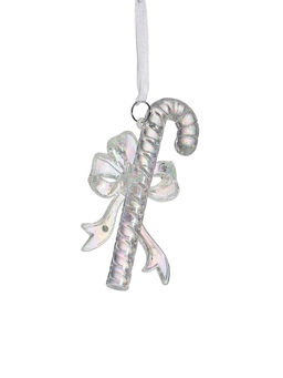 Цена за 2 шт. Ёлочная игрушка Зимнее волшебство. Льдинка леденец, 115 см, перелив прозрачный  фото 14