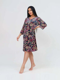 Халат женский, цвет красный