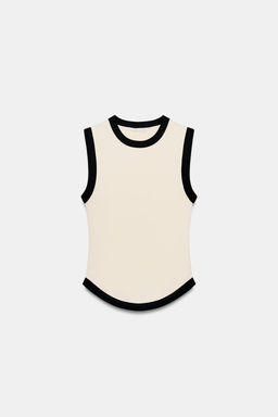 CAMISETA VIVOS CONTRASTE / Blanco roto - Zara фото 5
