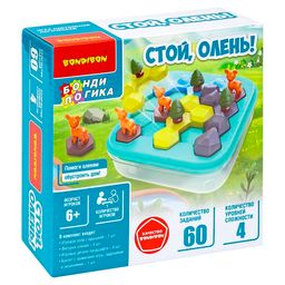 Логическая игра Bondibon СТОЙ, ОЛЕНЬ!