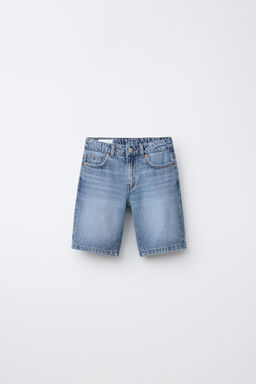 BERMUDA DENIM STRAIGHT / Azul - Zara фото 2