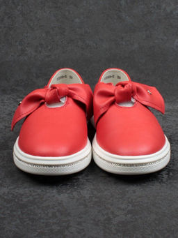 07-PDD69-5 RED Слипоны женские (натуральная кожа)