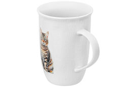 Кружка 450 мл 12*9*12,5 см Кошка Анфиса, NEW BONE CHINA - Elan gallery фото 5