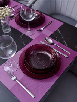 Тарелка суповая ИДИЛЛИЯ ЛИЛАК 18см арт.Q1309 /Люминарк/