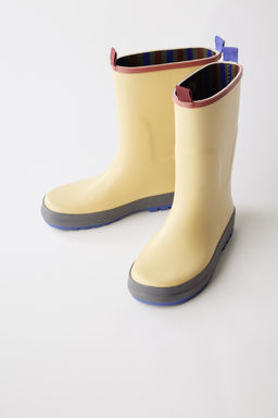 COLOUR BLOCK WELLINGTON BOOTS - Zara фото 6