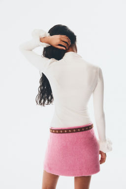 Minifalda en mezcla de lana - H&m фото 4